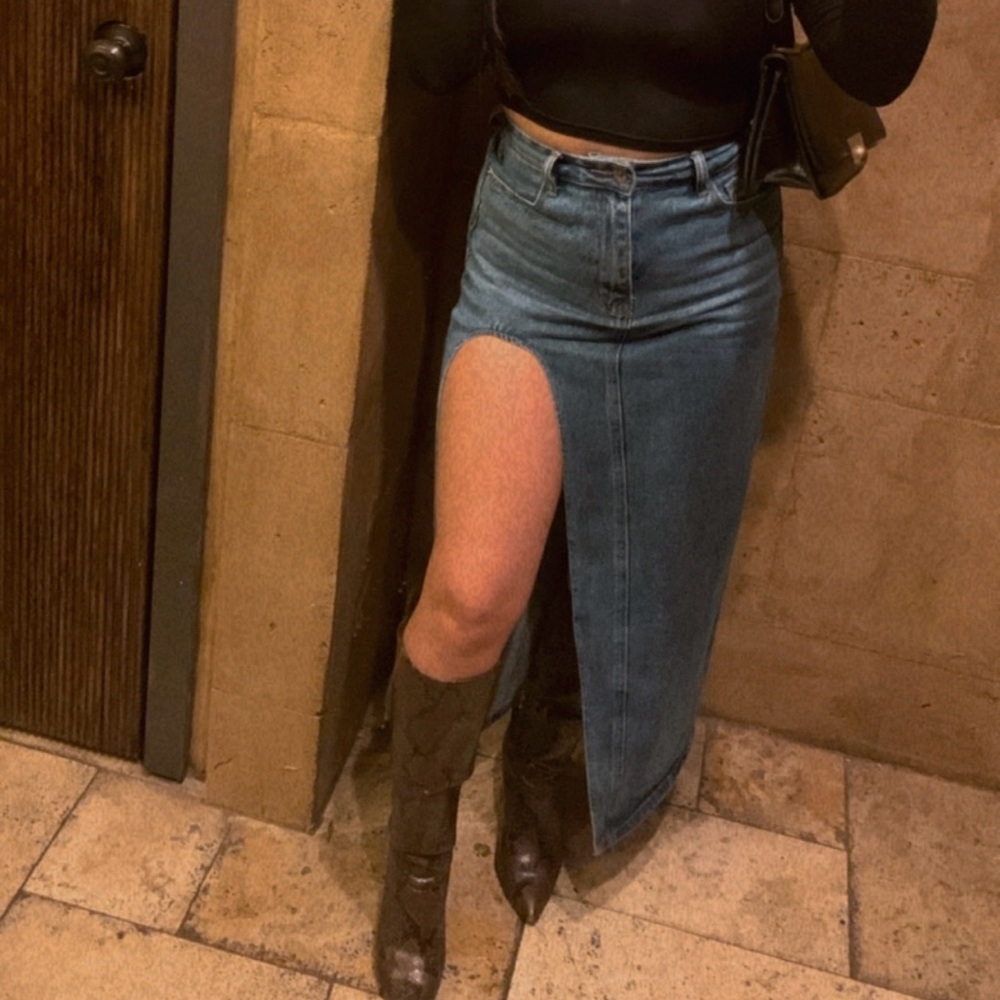 Jean skirt
